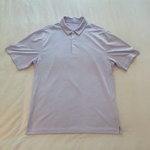 Walter Hagen Perfect 11 Fine Line Golf Polo, Large, Purple